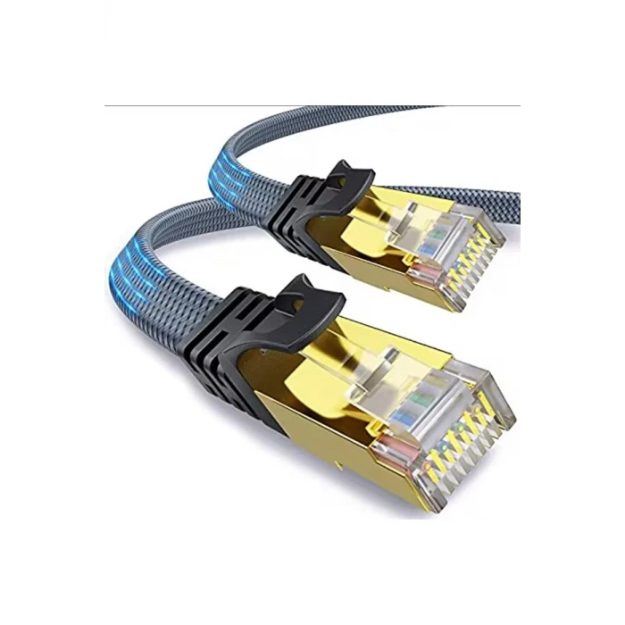 Cat 8 LAN Kablosu –Ethernet Kablosu Örgü Kaplama, Yüksek Hızlı (3 METRE)