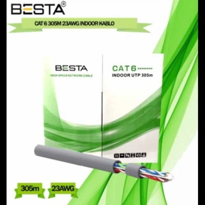 CAT6 23 AWG 305 METRE IP KAMERA KABLOSU