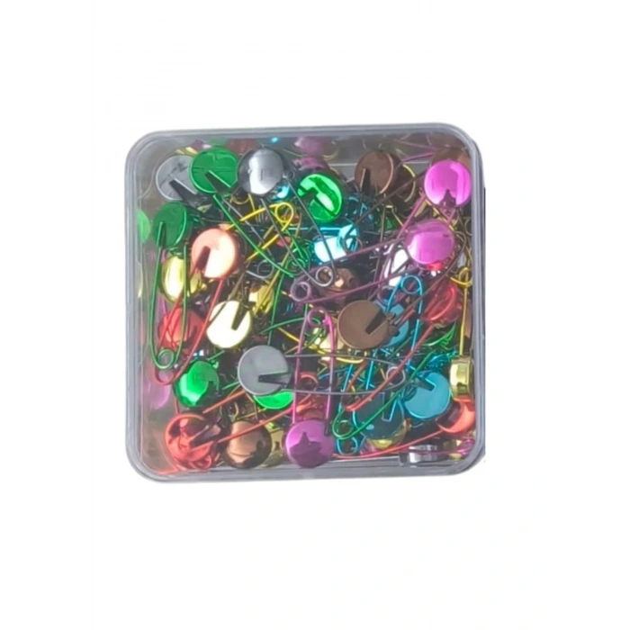 Çengelli İğne Kilitli Bebe Renkli Küçük 100 Adet