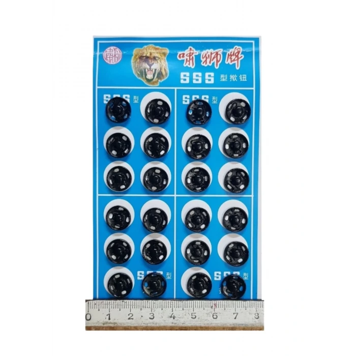 Çıt Çıt Model 2 Numara Siyah 24lü