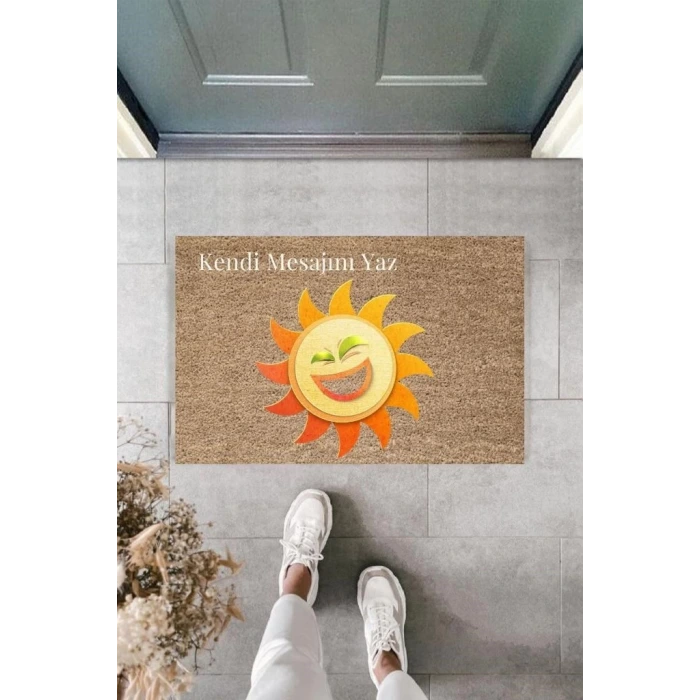 Dijital Baskı Kişiye Özel İç Kapı Dekorasyon Paspas  PS11200