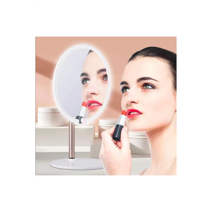 Dokunmatik led ışıklı yuvarlak 180° ayarlanabilir 3 farklı renk