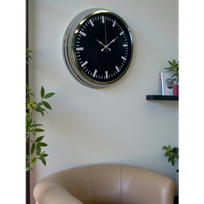 Elegance 40 Cm Metal Dekoratif Duvar Saati