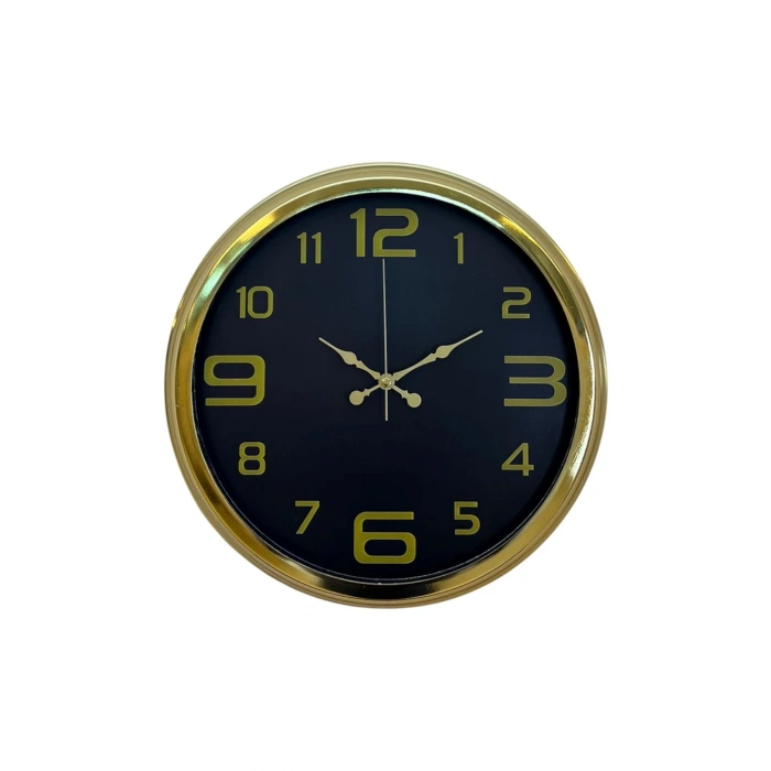 Elegance Gold Luxury 40 Cm Metal Duvar Saati