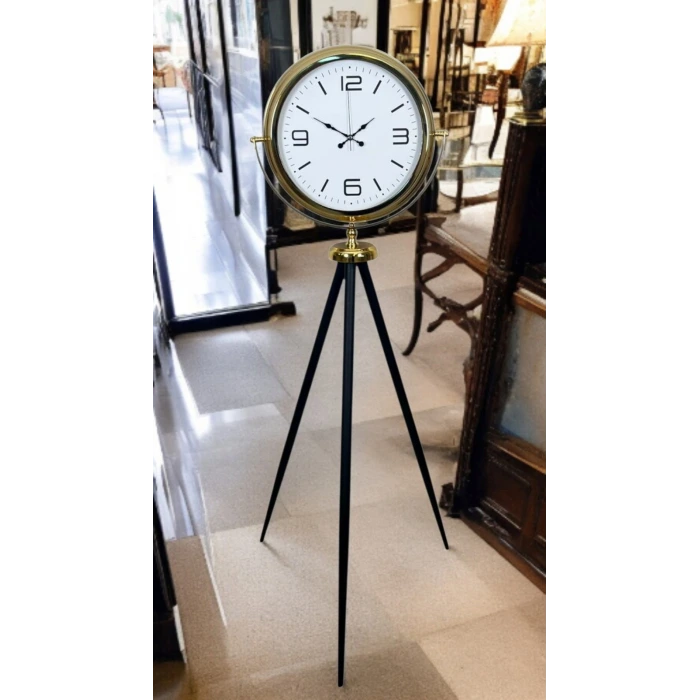 Elegance Gold Tripod Ayaklı Saat