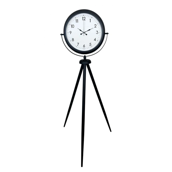 Eskitme Tripod Ayaklı Dekoratif Saat