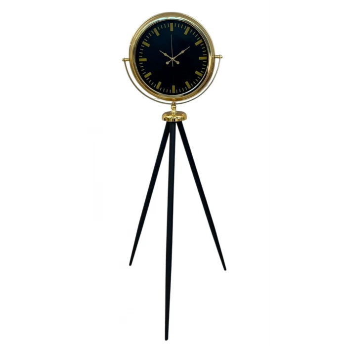 Eskitme Tripod Ayaklı Dekoratif Saat