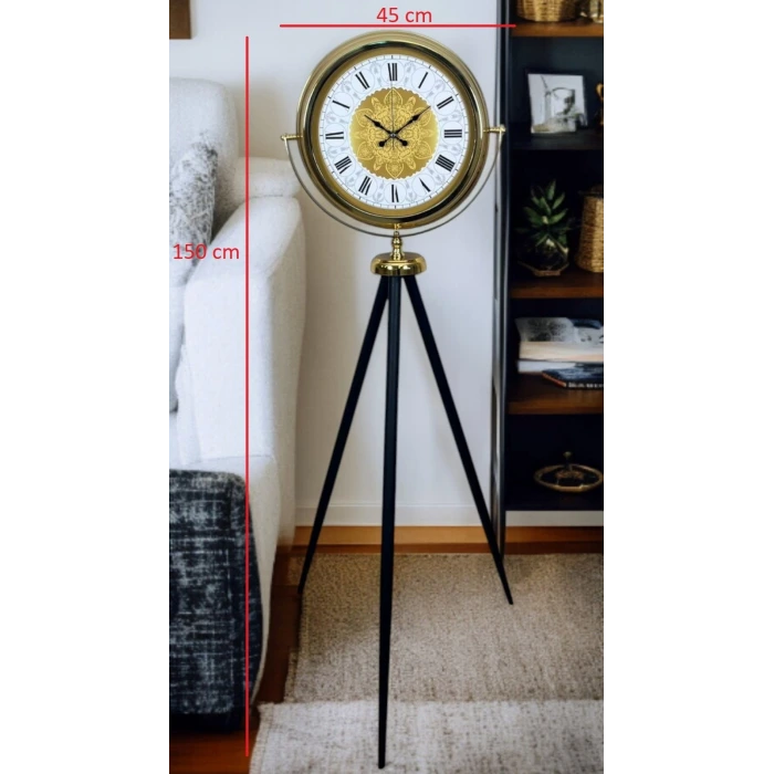 Gold Asalet Tripod Ayaklı Saat