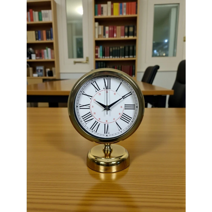 Gold Asaleti Roma 25 x 20 Cm Metal Masa Saati