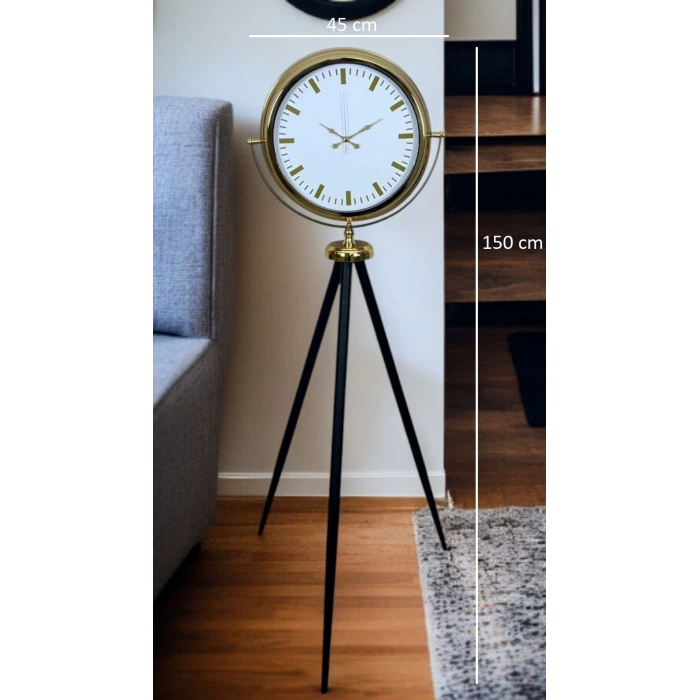 Gold Balance Tripod Ayaklı Saat