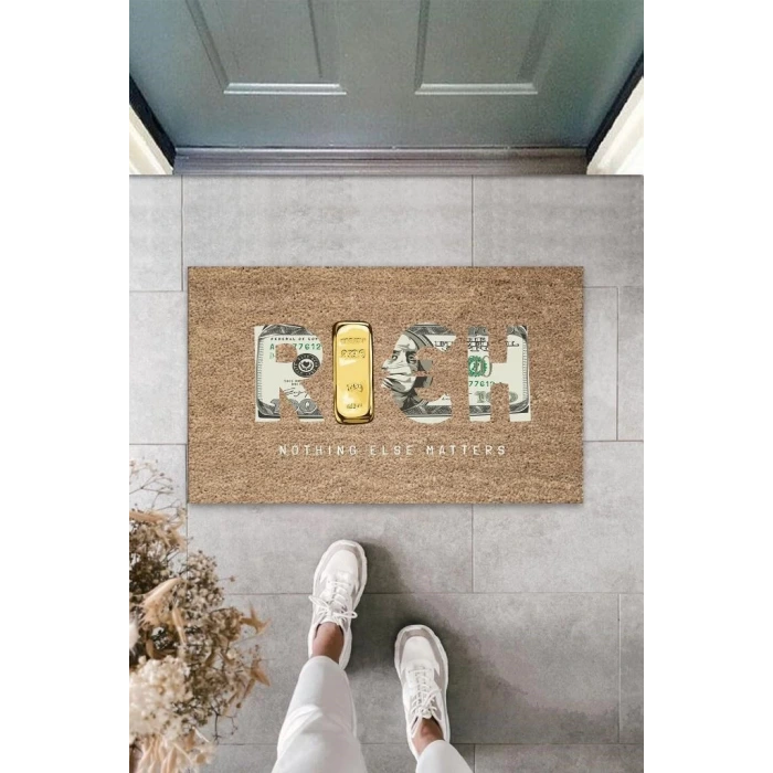 Gold Kapı Önü Paspası Rich Desen  K-3357