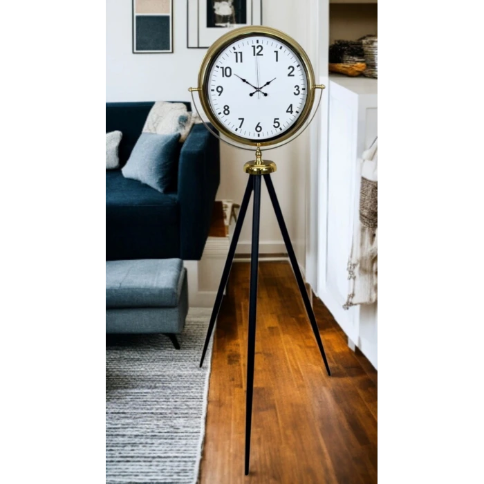 Gold Klasik Tripod Ayaklı Saat