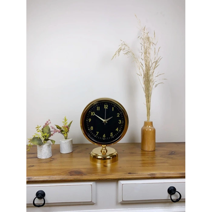 Gold Metal Tokyo Masa Saati 25×20 cm