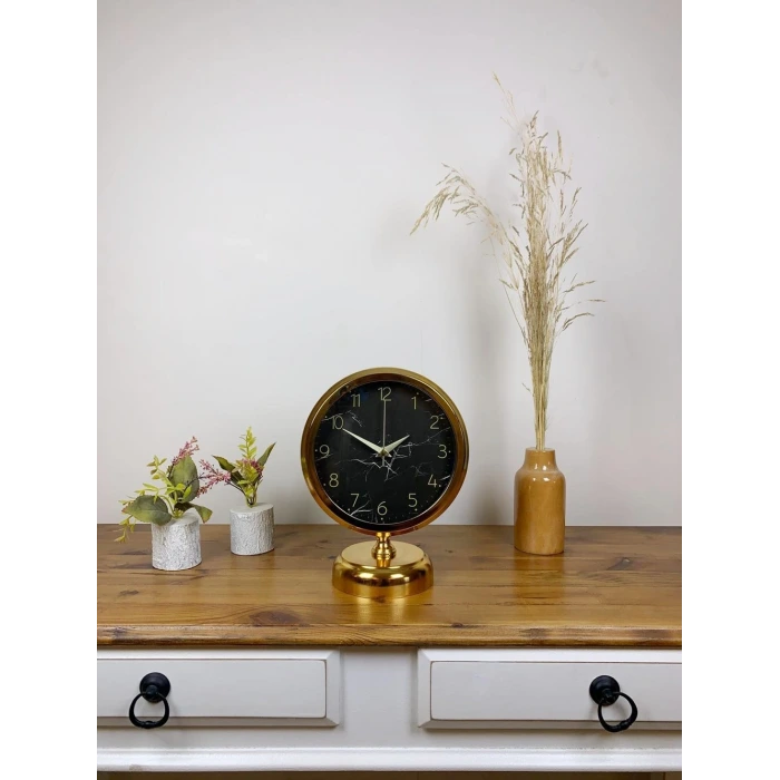 Gold Metal Tokyo Masa Saati 25×20 cm