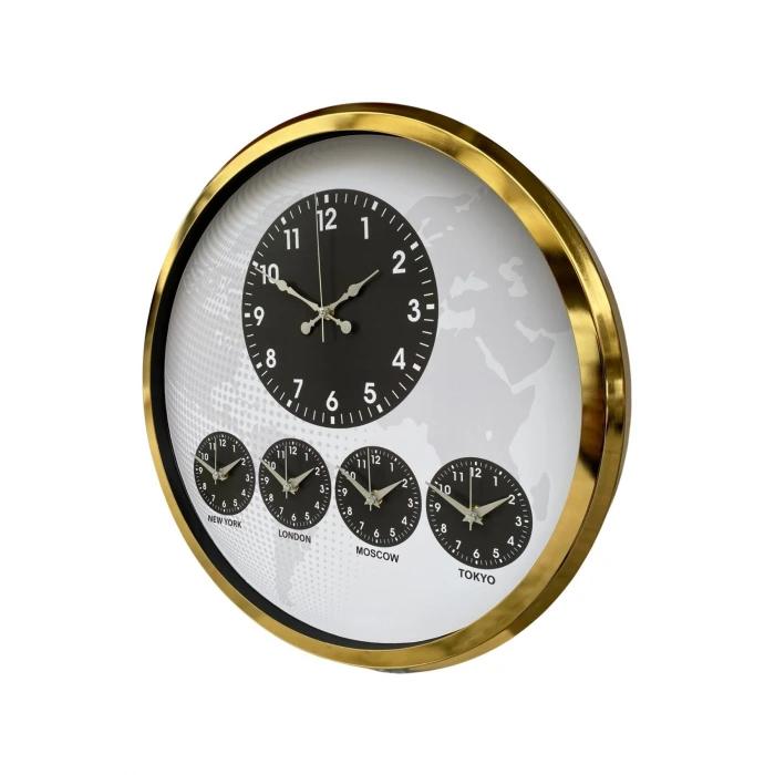 Gold Modern 52 Cm Dünya Saati