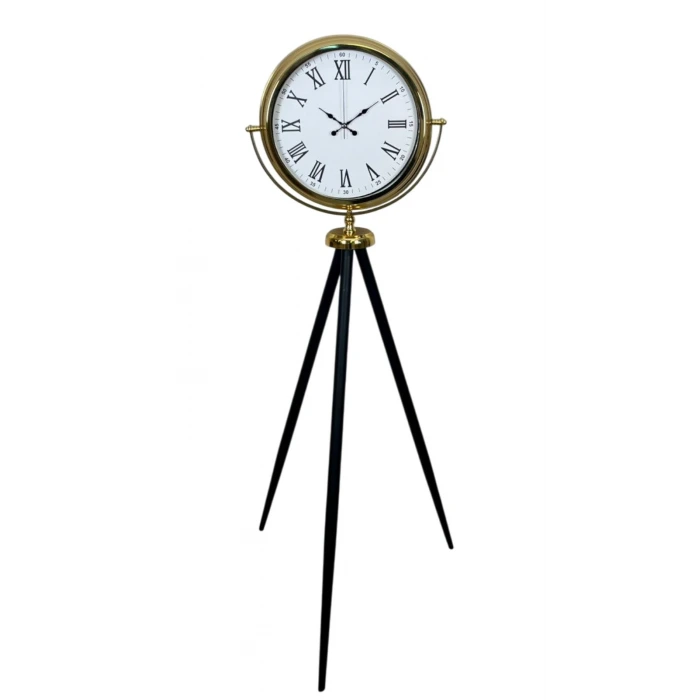 Gold Roma Rakamlı Lüks Tripod Ayaklı Saat