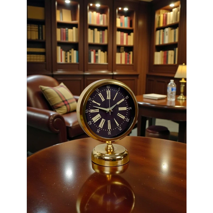 Goldora 25 x 20 Gold Metal Masa Saati