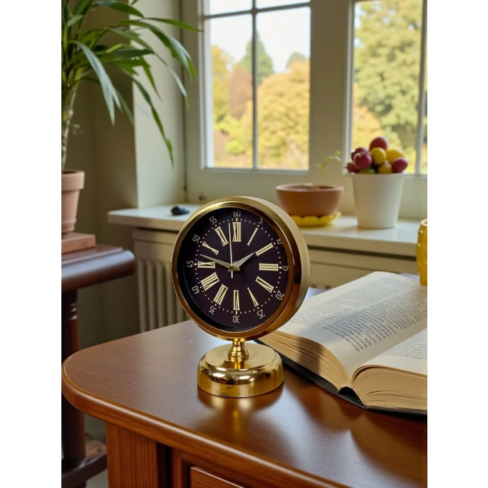 Goldora 25 x 20 Gold Metal Masa Saati