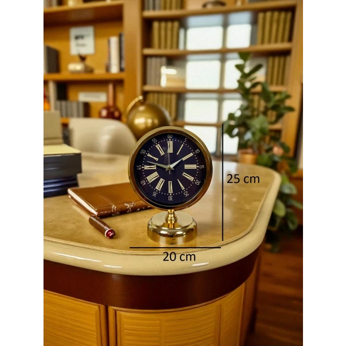 Goldora 25 x 20 Gold Metal Masa Saati