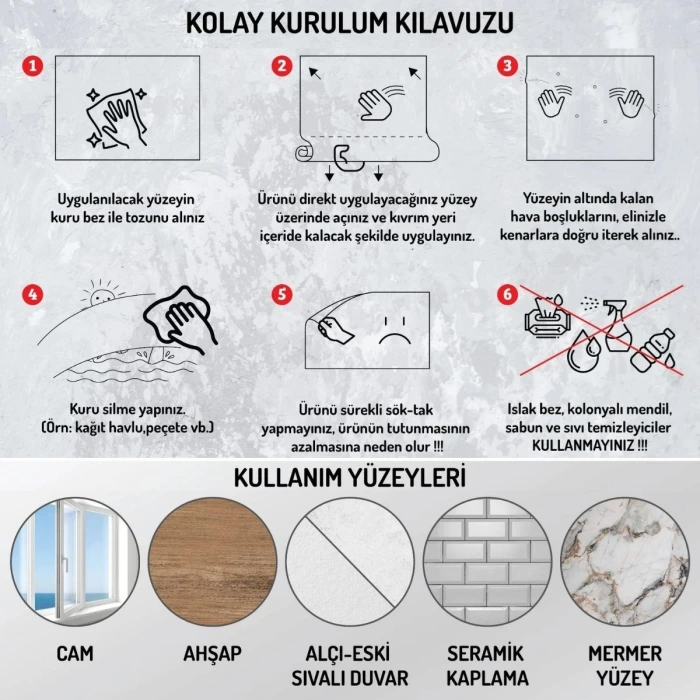 İpek Yıldızı® 100x100cm Statik Kağıt Renkli Çarpım Tablosu