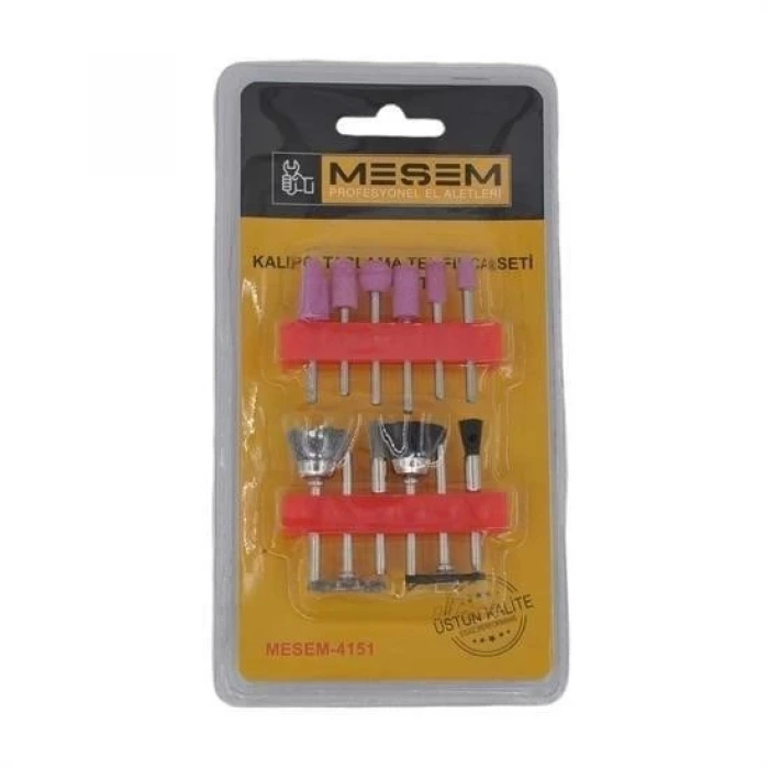 İpek Yıldızı® 12li Kalıpçı Taşlama Uçları Seti Tel Fırça Gravür Uçları Seti