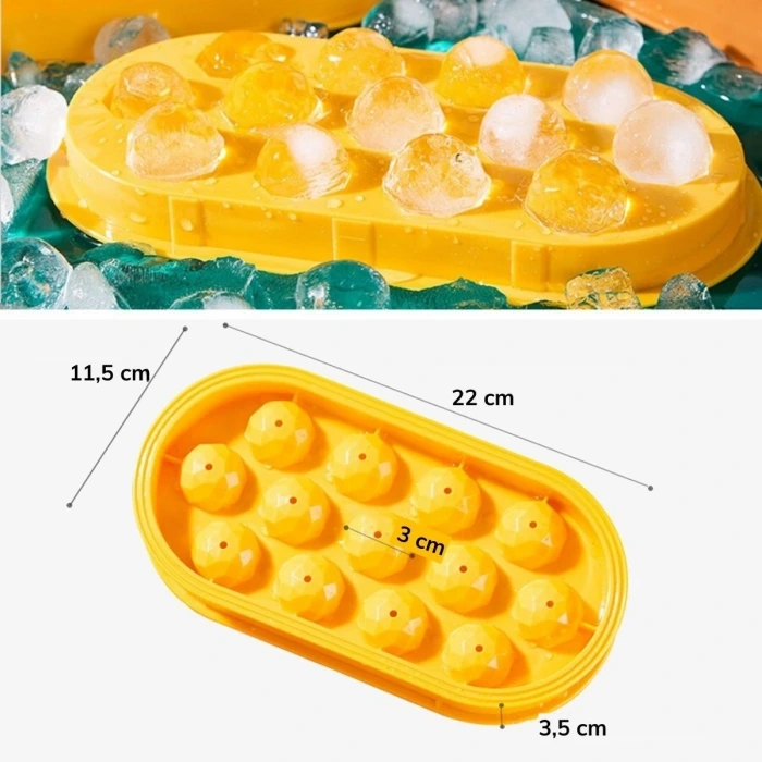İpek Yıldızı® 13 Bölmeli Kristal Buz Yapma Kalıbı