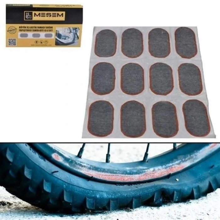 İpek Yıldızı® 13lü Bisiklet Motorsiklet İç Lastik Yaması Soğuk Yapıştırıcılı