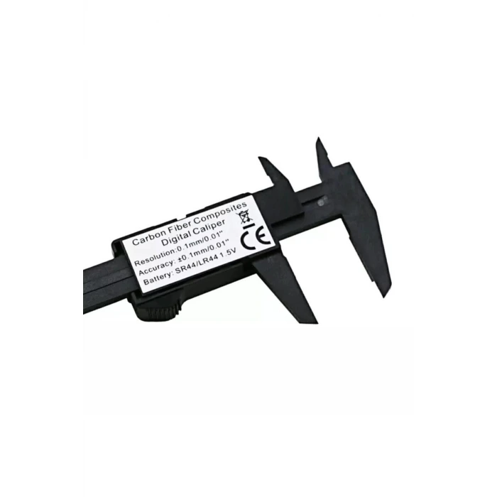 İpek Yıldızı® 150 Mm Dijital Kumpas Elektronik Fiber Karbon Kaplı Plastik - Kumpas