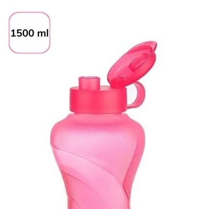 İpek Yıldızı® 1500ML Kapasiteli Sporcu Tipi Suluk Pratik El Matarası