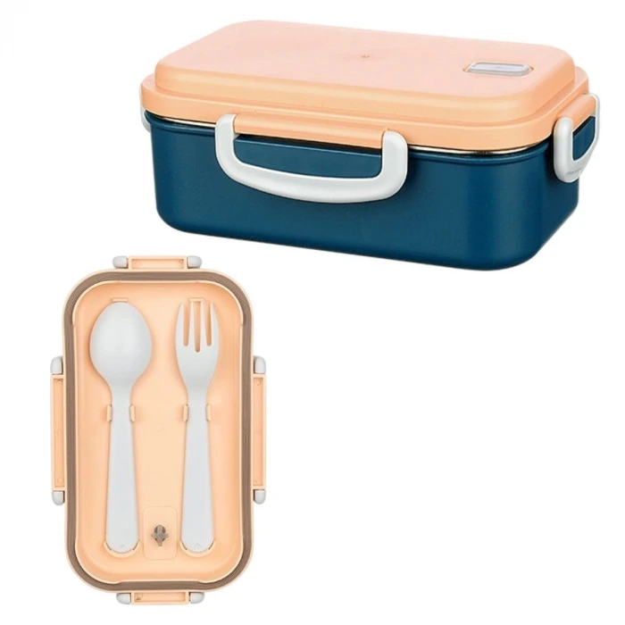 İpek Yıldızı® 2 Bölmeli 150-300 Ml Paslanmaz Çelik Yemek Kabı Beslenme Kabı Yiyecek Saklama Kabı