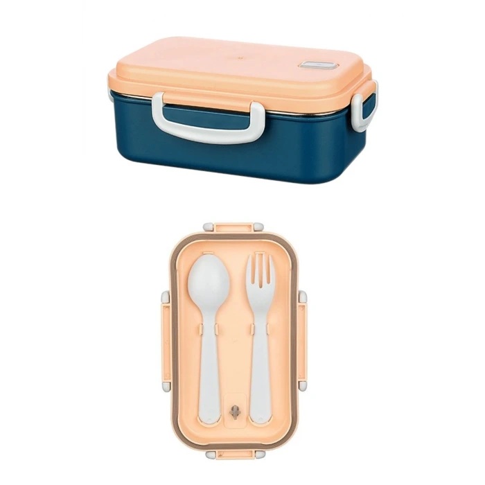 İpek Yıldızı® 2 Bölmeli 150-300 Ml Paslanmaz Çelik Yemek Kabı Beslenme Kabı Yiyecek Saklama Kabı