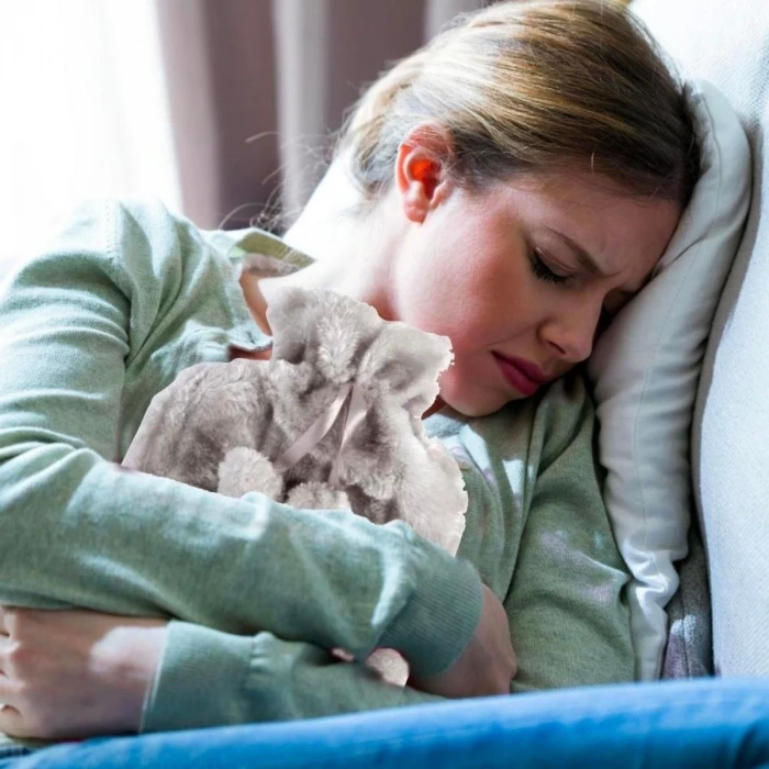 İpek Yıldızı® 2 Litre Ponponlu Peluş Sıcak Su Torbası 1.Sınıf Kauçuk Malzeme