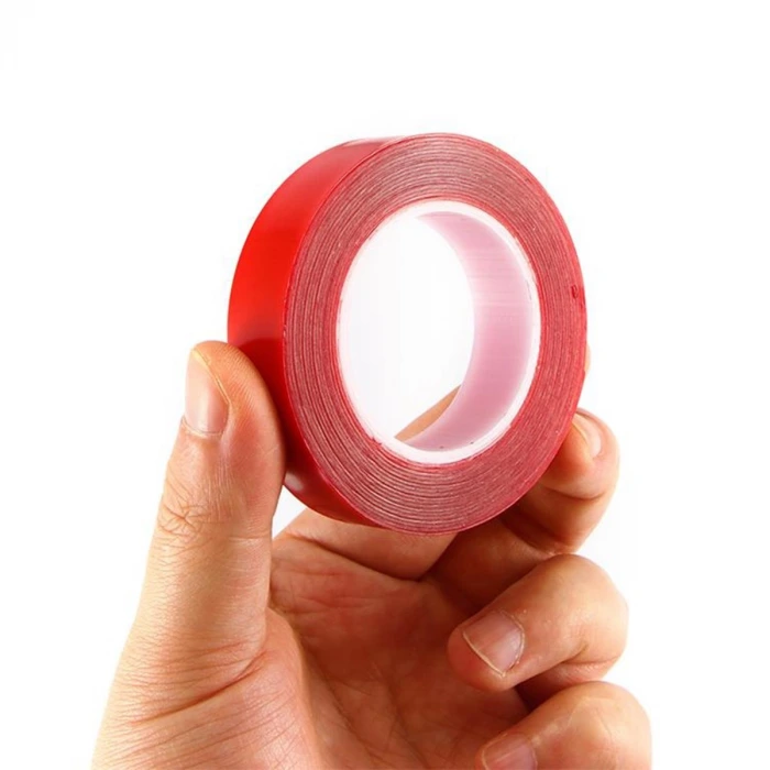 İpek Yıldızı® 2 Metre Güçlü Yapışkanlı Çift Taraflı Slikon Pratik Şeffaf Bant