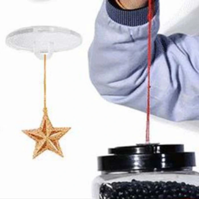 İpek Yıldızı® 20 Adet Şeffaf Yuvarlak 3 Cm Çaplı Güçlü Disk Yapışkanlar