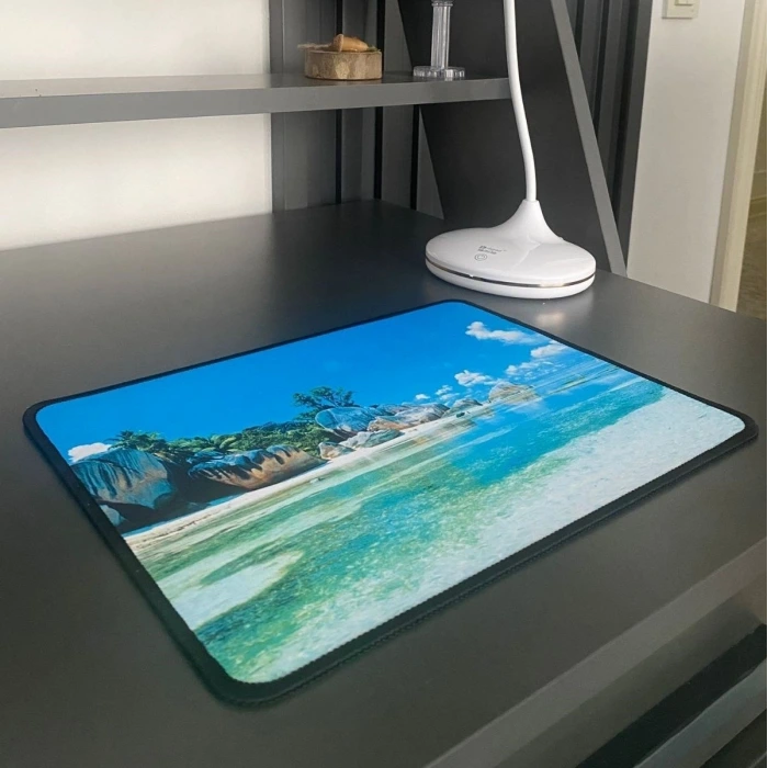 İpek Yıldızı® 25x32 cm Küçük Boy Mouse Pad Manzara Ada