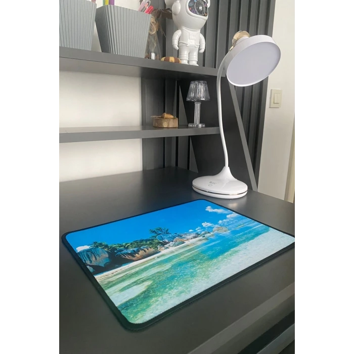 İpek Yıldızı® 25x32 cm Küçük Boy Mouse Pad Manzara Ada