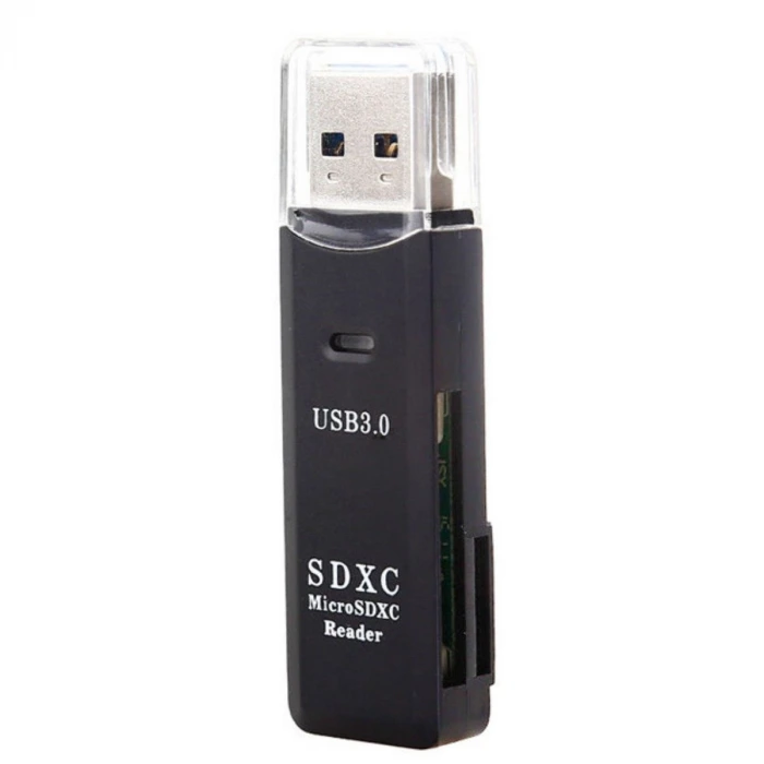 İpek Yıldızı® 2in1 Usb 3.0 Micro Sd Hafıza Kartı - Tf Kart Okuyucu Hub Adaptör Veri Aktarıcı