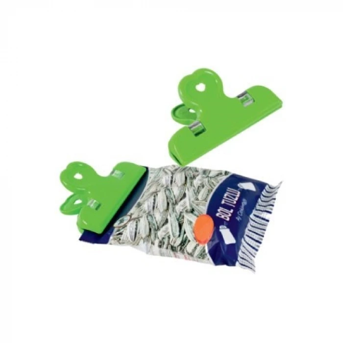 İpek Yıldızı® 2li Pratik Torba Paket Ve Poşet Kapatıcı Kilitli Klips Mandal