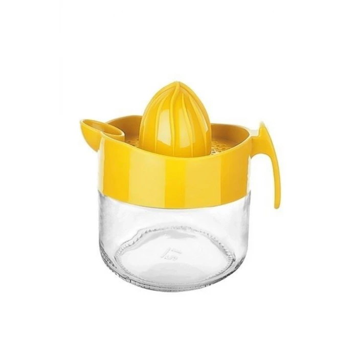 İpek Yıldızı® 300ml Cam Hazneli Pratik Limon Narenciye Sıkacağı KC-405