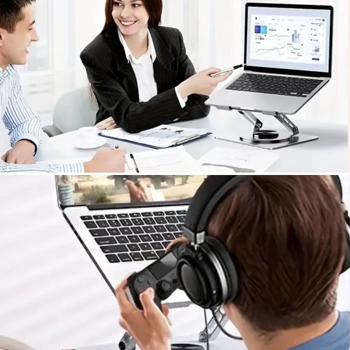 İpek Yıldızı® 360 Derece Dönebilen Hava Aldıran Laptop Standı