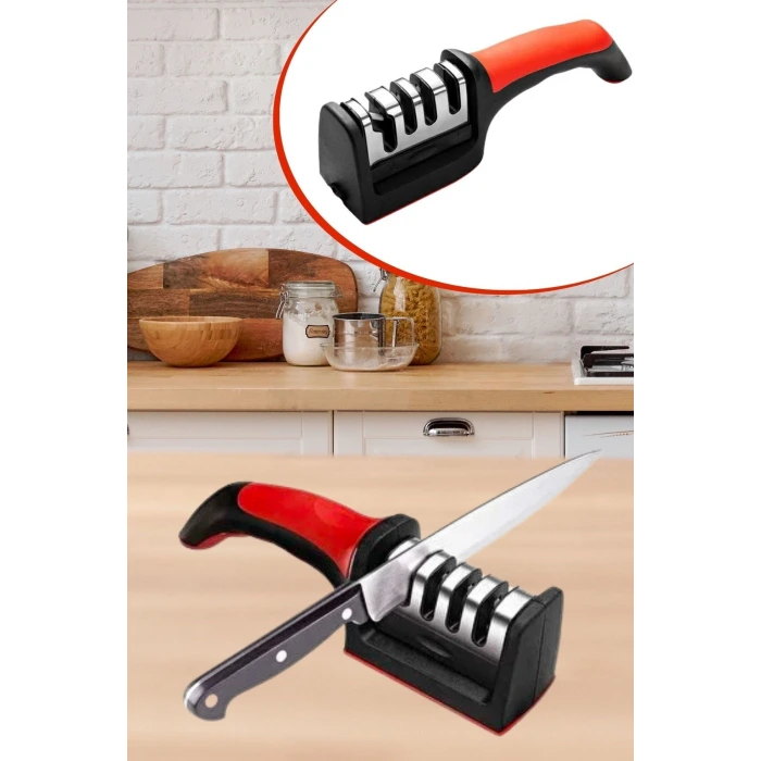 İpek Yıldızı®  4 Aşamaları Kaymaz Taban Hızlı Bıçak Makas Bileme Aracı