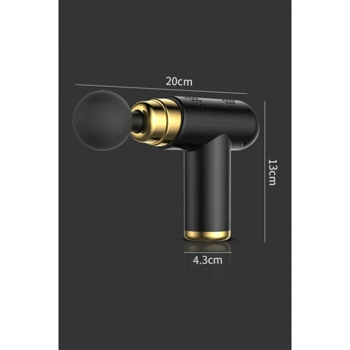 İpek Yıldızı® 4 Başlıklı USB Şarj Olabilen Masaj Tabancası