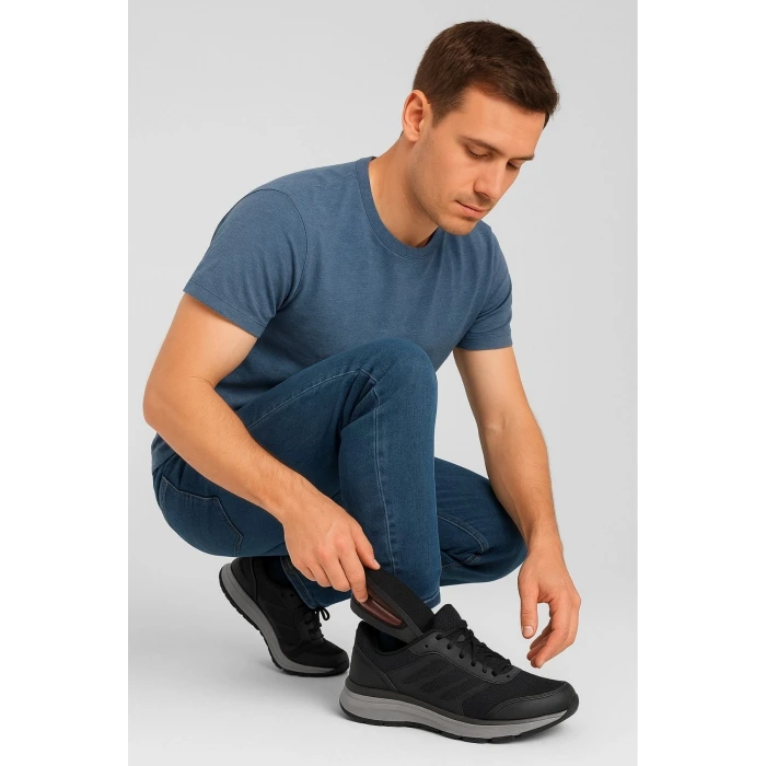 İpek Yıldızı® 5 cm Boy Uzatıcı Silikon Ortopedik Topuk Tabanlık – Yüksek Konforlu Gizli Yükseltici Ped (Unisex)