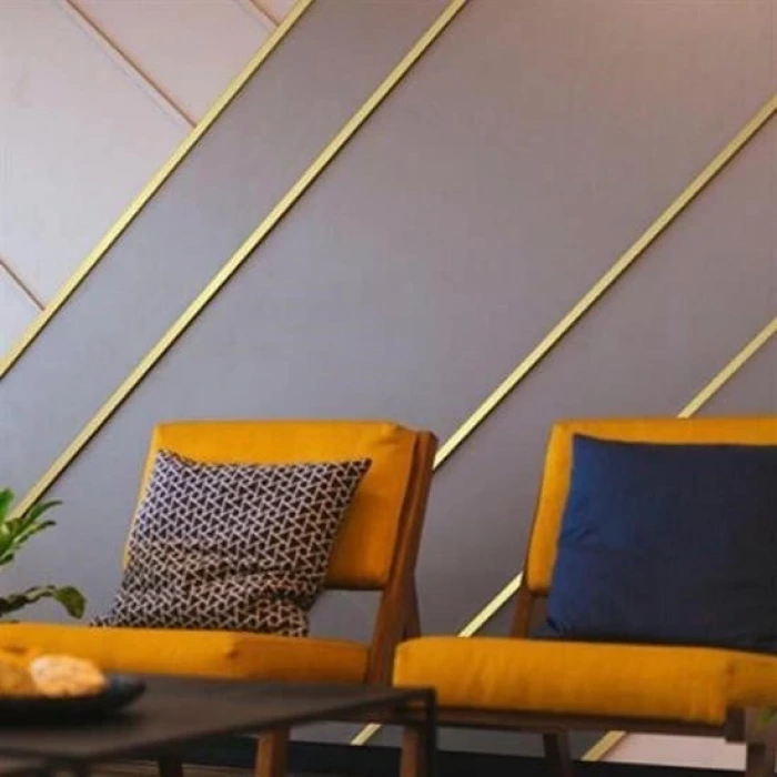 İpek Yıldızı® 50 Metre Fayans Arası Şerit Dekoratif Yapışkan Renkli Dekor Su Geçirmez Sızdırmaz Altın Bant