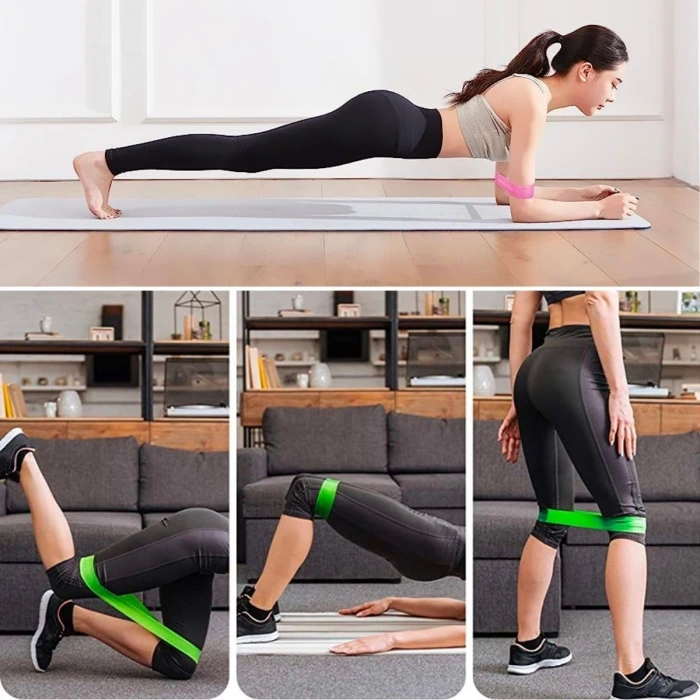 İpek Yıldızı®  5li Egzersiz Direnç Bant Seti Pilates Crossfit Ekipmanları