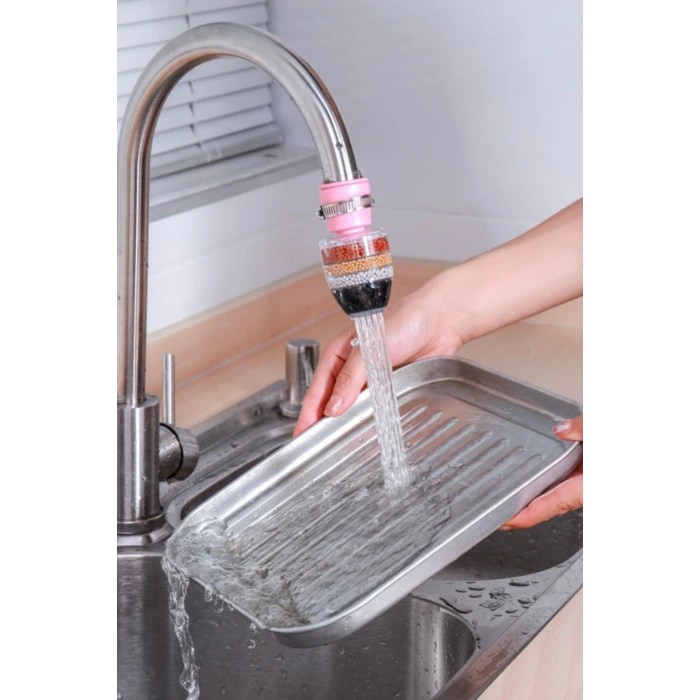 İpek Yıldızı® 6 Katmanlı Musluk Ucu Filtreli Su Tasarruflu Hijjenik Musluk Başlığı