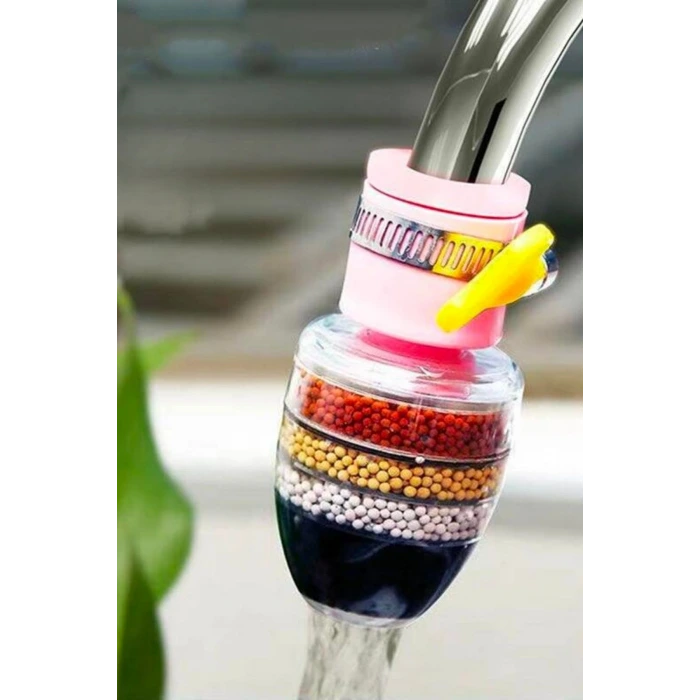 İpek Yıldızı® 6 Katmanlı Musluk Ucu Filtreli Su Tasarruflu Hijjenik Musluk Başlığı