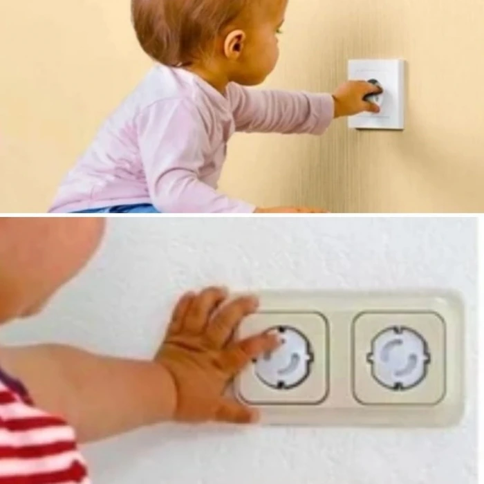 İpek Yıldızı® 6 Parça Çocuk Güvenlik 3lü Seti-2 Boy Çekmece,Dolap Kilidi ve 4 Adet Priz İçi Güvenlik Düğmesi