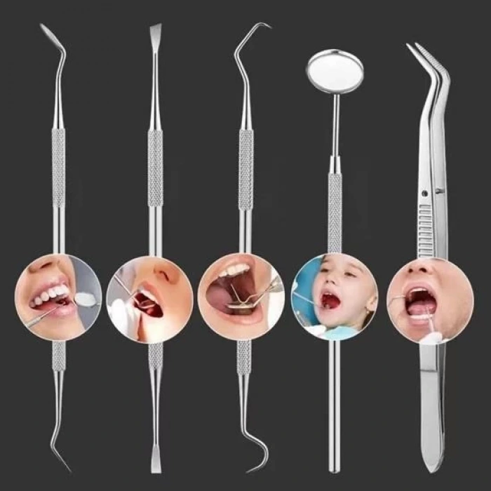 İpek Yıldızı® 6 Parça Kutulu Ağız Bakımı Diş Bakım Seti Ağız Hijyen Takımı