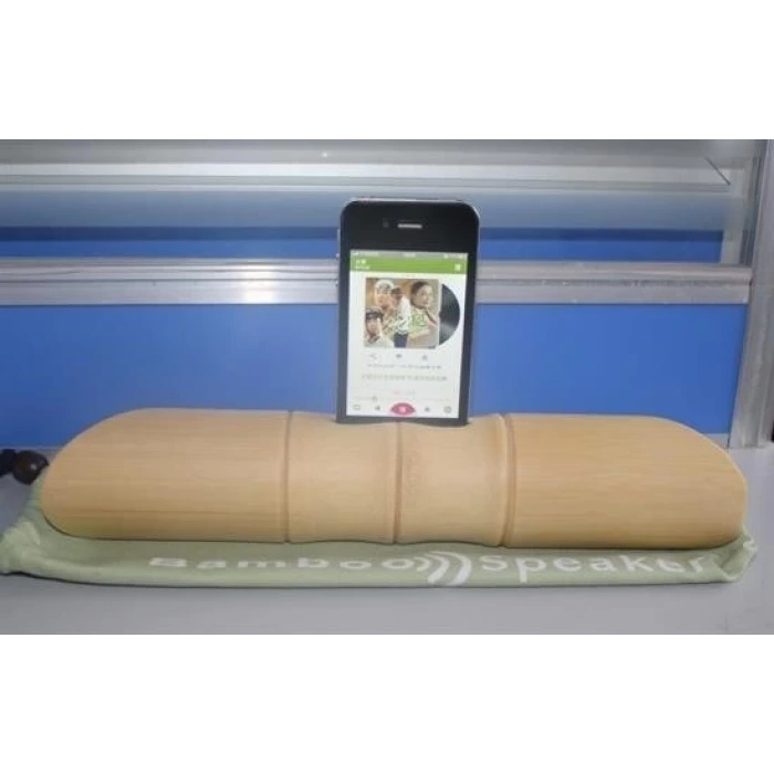 İpek Yıldızı® 6 x 1 cm Girişli Kılıflı Bambu Ağacı Akustik Ses Yükseltici Aparat